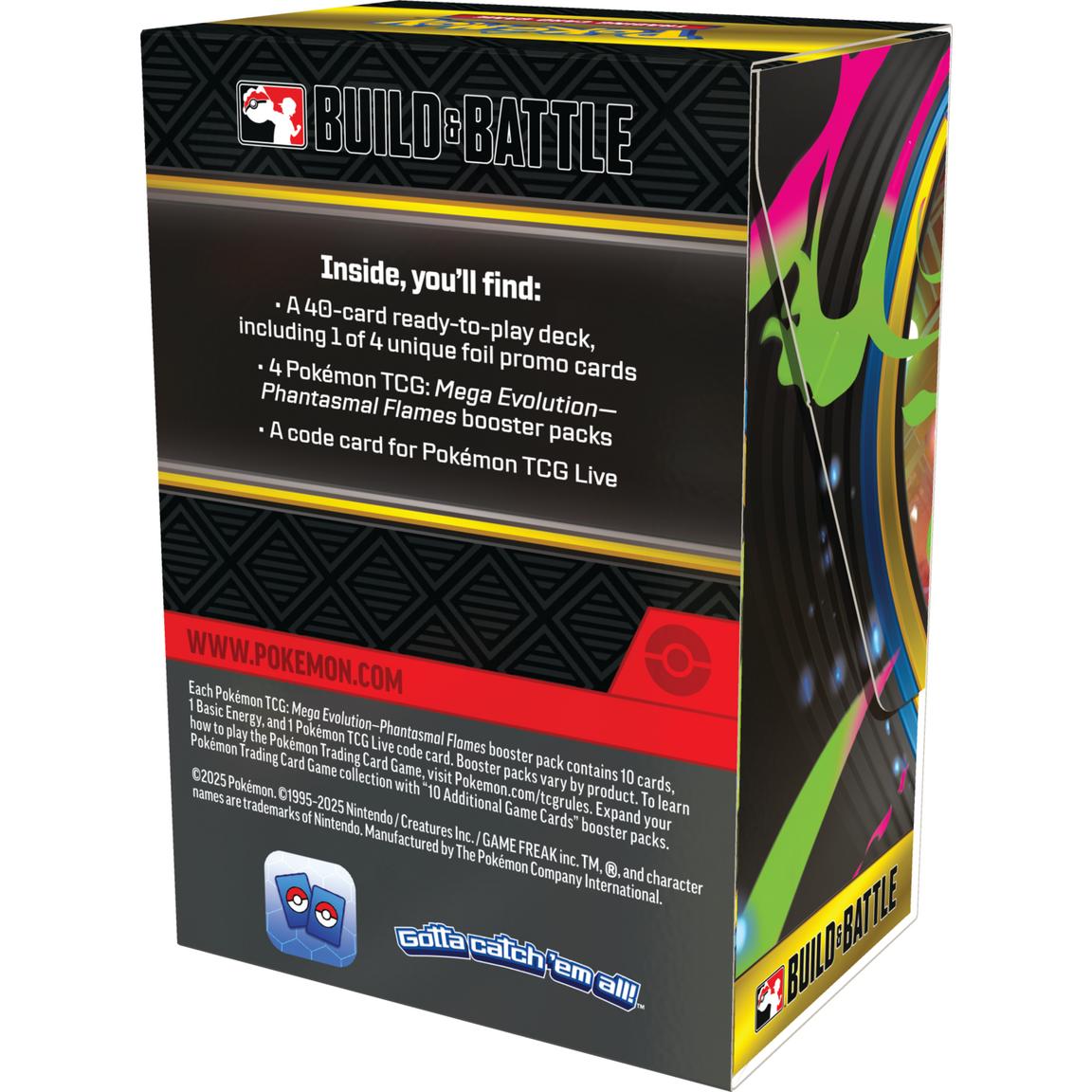 Pokémon TCG: Mega Evolution Phantasmal Flames Build & Battle Box
