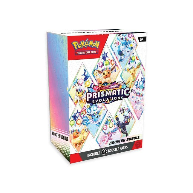 Pokmon TCG: Prismatic Evolutions Booster Bundle (6 Sealed Packs) SageTCG Pokmon TCG: Prismatic Evolutions Booster Bundle (6 Sealed Packs) SageTCG