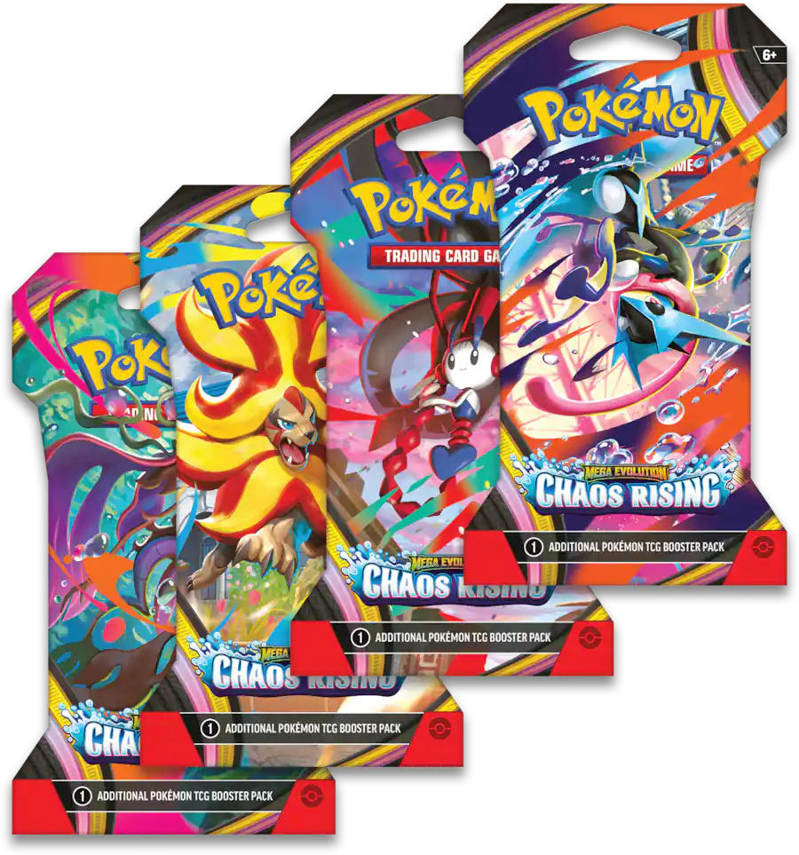 Pokémon TCG: Chaos Rising Sleeved Booster Pack | Pre-Order