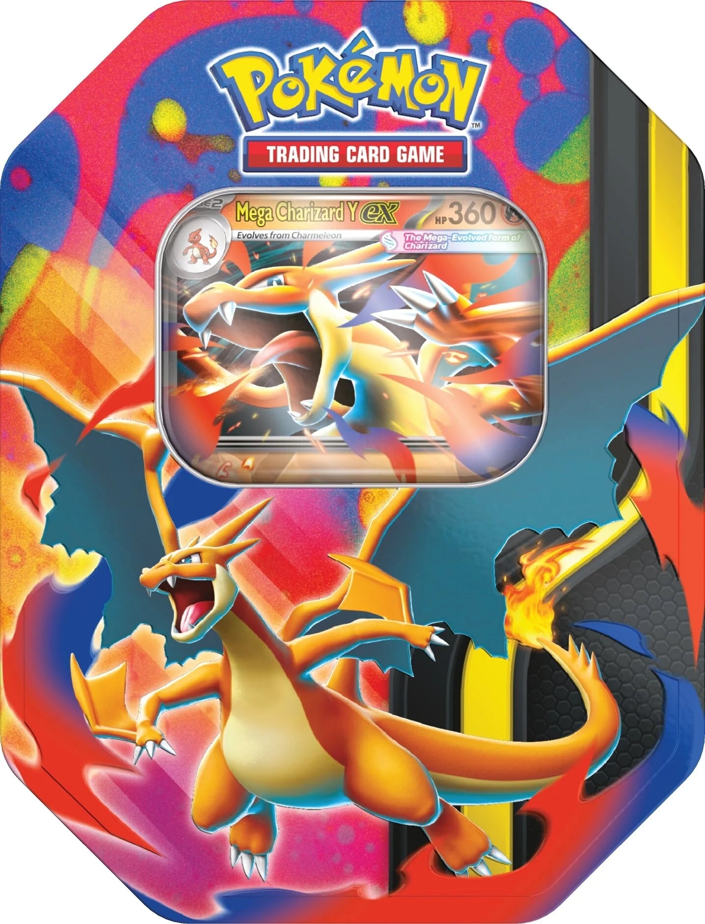 Pokémon TCG: Mega Charizard ex Tin (X or Y) | Pre-Order