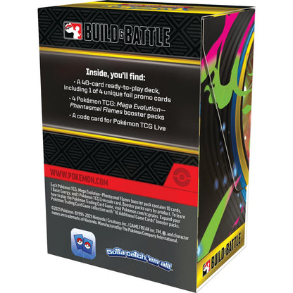 Pokémon TCG: Mega Evolution Phantasmal Flames Build & Battle Box