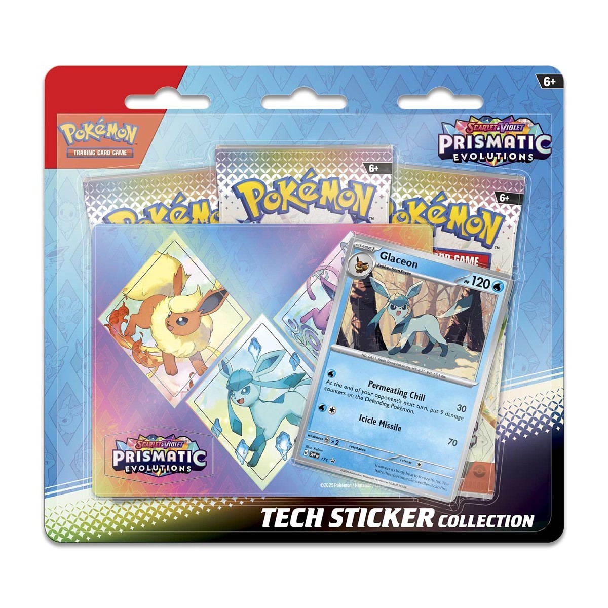 Pokemon TCG: Prismatic Evolutions Tech Sticker Collection