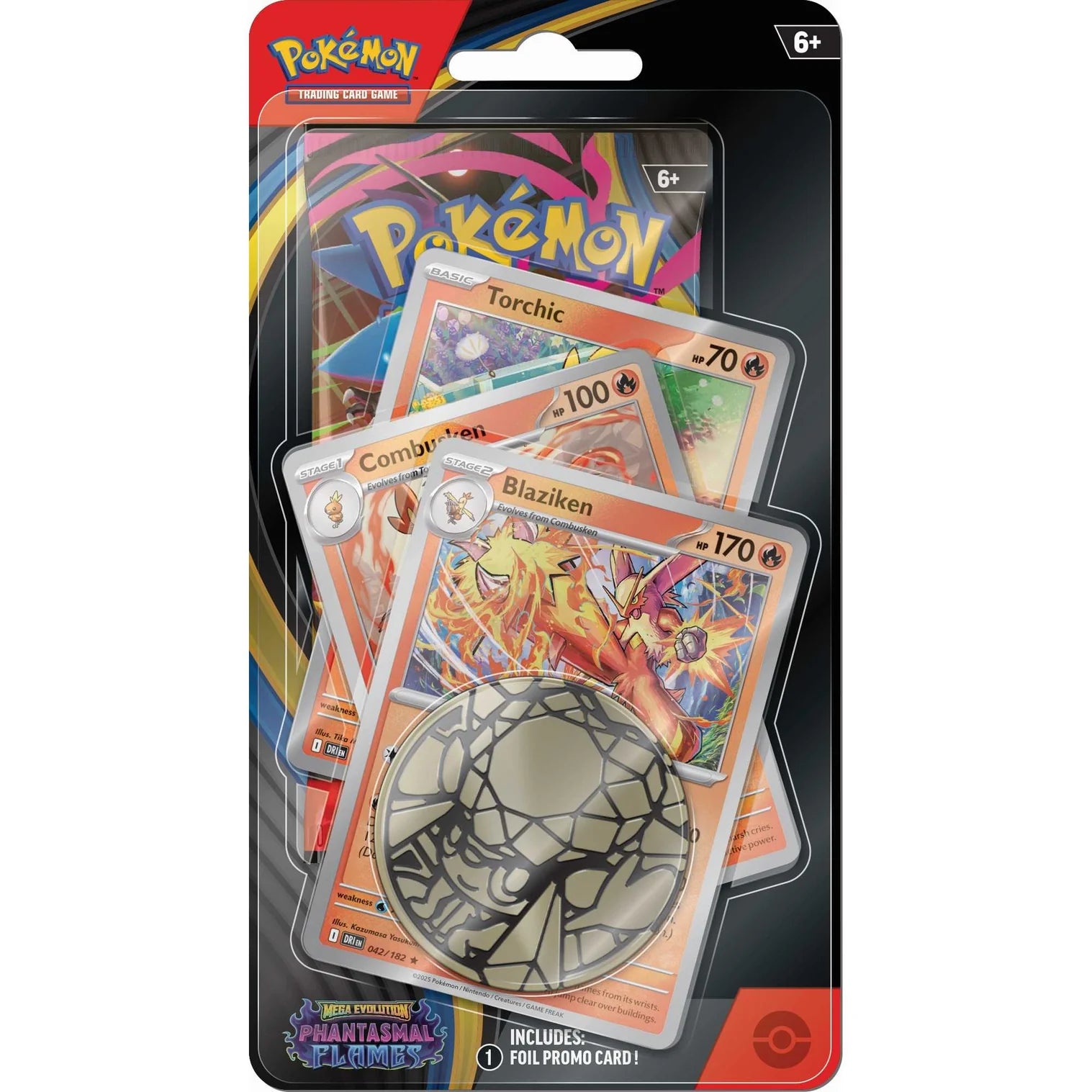 Pokémon TCG: Phantasmal Flames Premium Checklane Blister (Blaziken / Hydrapple) (Pre-Order)